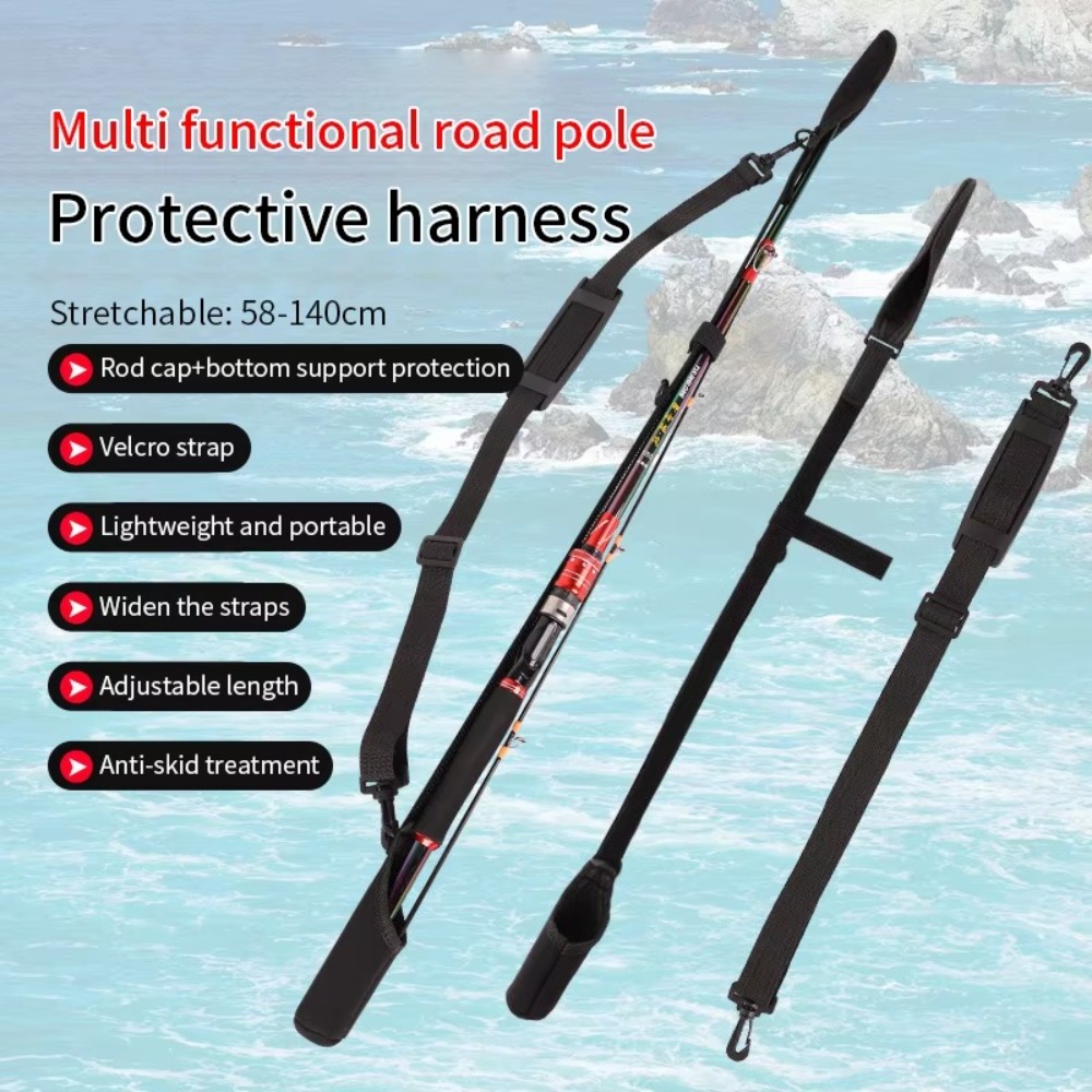 المحمولة الصيد رود حقيبة التخز - مراجعة Fishing Rod Combo وسعره