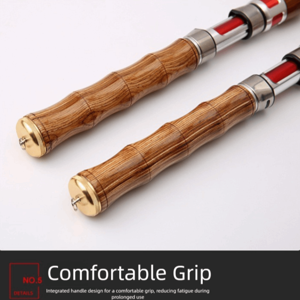 4 أقسام الغزل الصيد رود الغزل  - مراجعة Fishing Rod Carbon Fiber وسعره