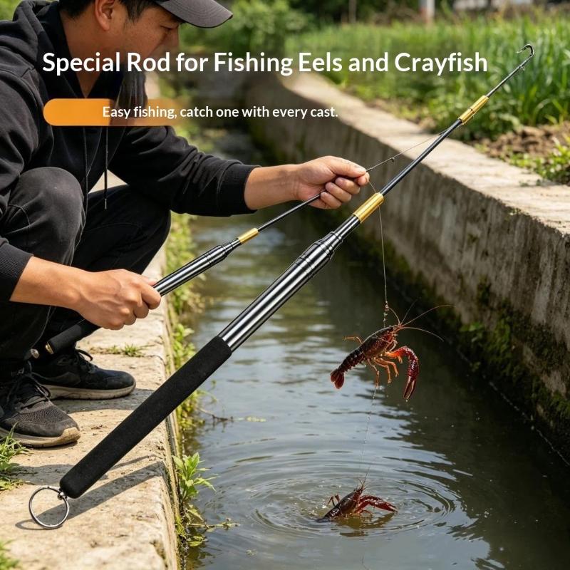 خطاف سمك طويل بخيط مسنن قابل ل - مراجعة Fishing Rod Building Kit وسعره